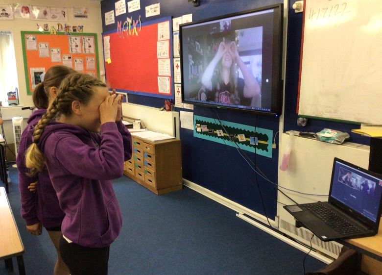 Incredible author visit from <a href="/JenniferKillick/">Jennifer Killick</a>; just as funny as her books but fortunately not as scary as her books. Couldn't recommend highly enough.