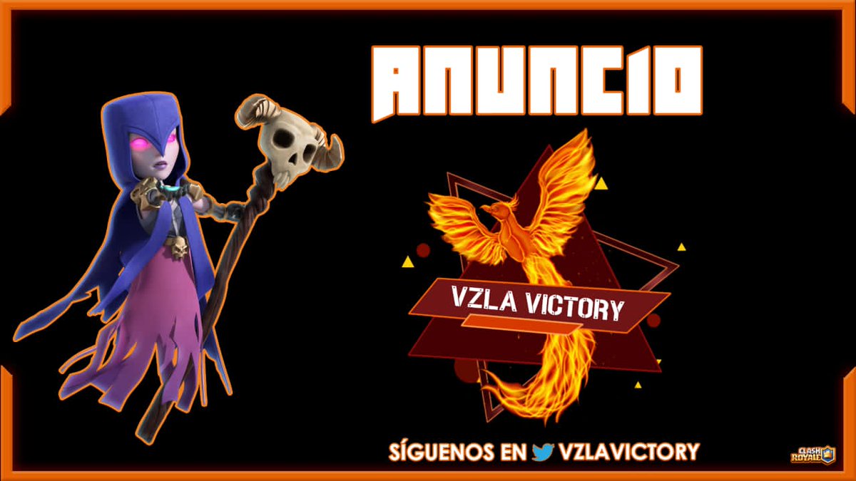 ‼️ Te necesitamos‼️

🔴Luego de un descanso, nuestro clan⚡Vzla Victory⚡ quiere renacer de las cenizas
🔴Necesitamos jugadores, te necesitamos a tí

🔺Requisitos🔻
🔆 Al menos pasar las 5k
🔆 Apoyar en guerra y coliseo 
🔆 Ser activo

🔴Tenemos grupo de WhatsApp Y Discord
INF DM