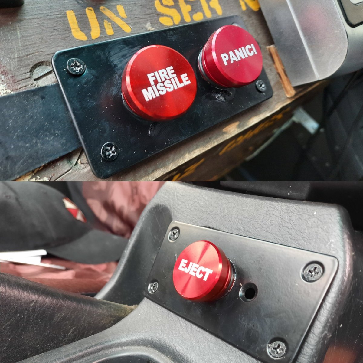 ZombiekillerCar's tweet photo. Upgrades to the Zombie Killer Car.  
#zomteq #scarescotland #zombies #MadMaxstyle #wyrmwoodapocalypse https://t.co/HXLWusZvUD