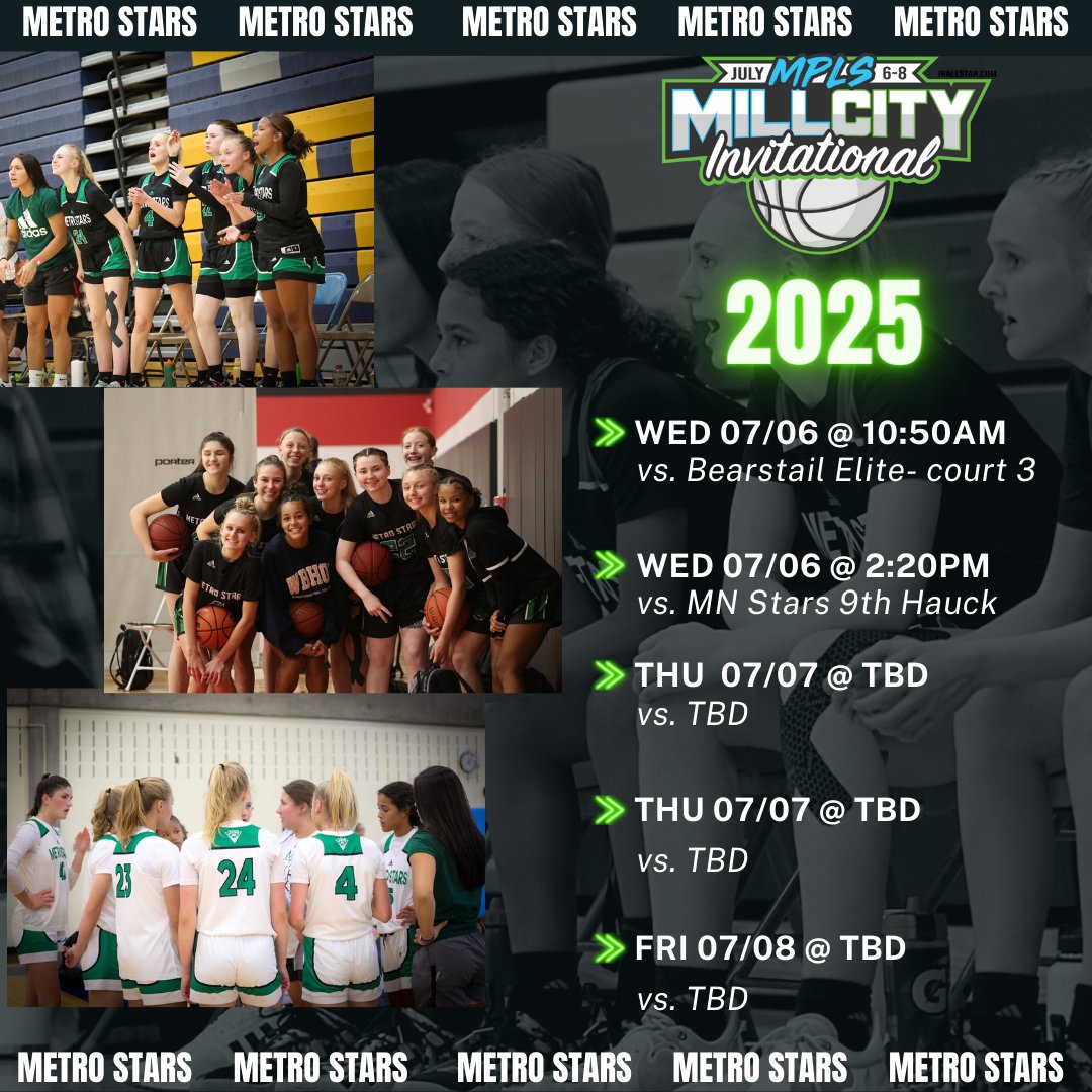 MN Metro Stars (@mnmetrostars) on Twitter photo July Schedule begins in 2 days! First stop Mill City Invitational! #metrostarsfamily
📍Chanhassen, MN
<a href="/Pryor_2/">Matt Pryor</a> <a href="/CoachCh66787513/">Coach Chris</a> <a href="/coachszabs/">Leah Szabla</a> <a href="/ebwiese/">ellen wiese</a> <a href="/AGarcia020/">Alexis Garcia</a> <a href="/mnmetrostars23/">MN Metro Stars 2023 Wiese</a> July Schedule begins in 2 days! First stop Mill City Invitational! #metrostarsfamily
📍Chanhassen, MN
<a href="/Pryor_2/">Matt Pryor</a> <a href="/CoachCh66787513/">Coach Chris</a> <a href="/coachszabs/">Leah Szabla</a> <a href="/ebwiese/">ellen wiese</a> <a href="/AGarcia020/">Alexis Garcia</a> <a href="/mnmetrostars23/">MN Metro Stars 2023 Wiese</a>