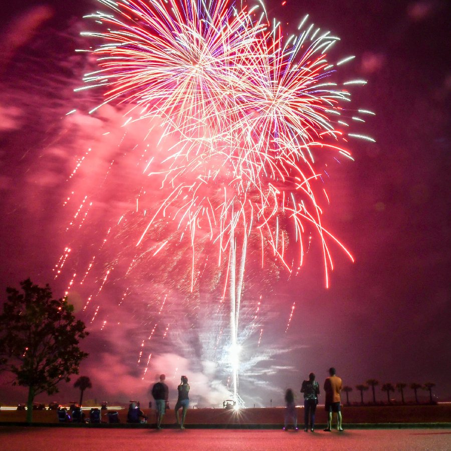 Pies, fries, and the Fourth of July. All that and more in Cocoa Village today starting at 6:30 PM! #HappyFourthofJuly #Fireworks 🎆