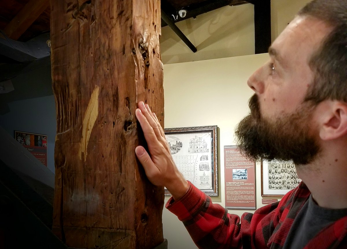 BytownMuseum's tweet photo. Look at these scars. Each one of them represents the swing of an axe, by a logger... #Museums https://t.co/OOKcAzbBKS