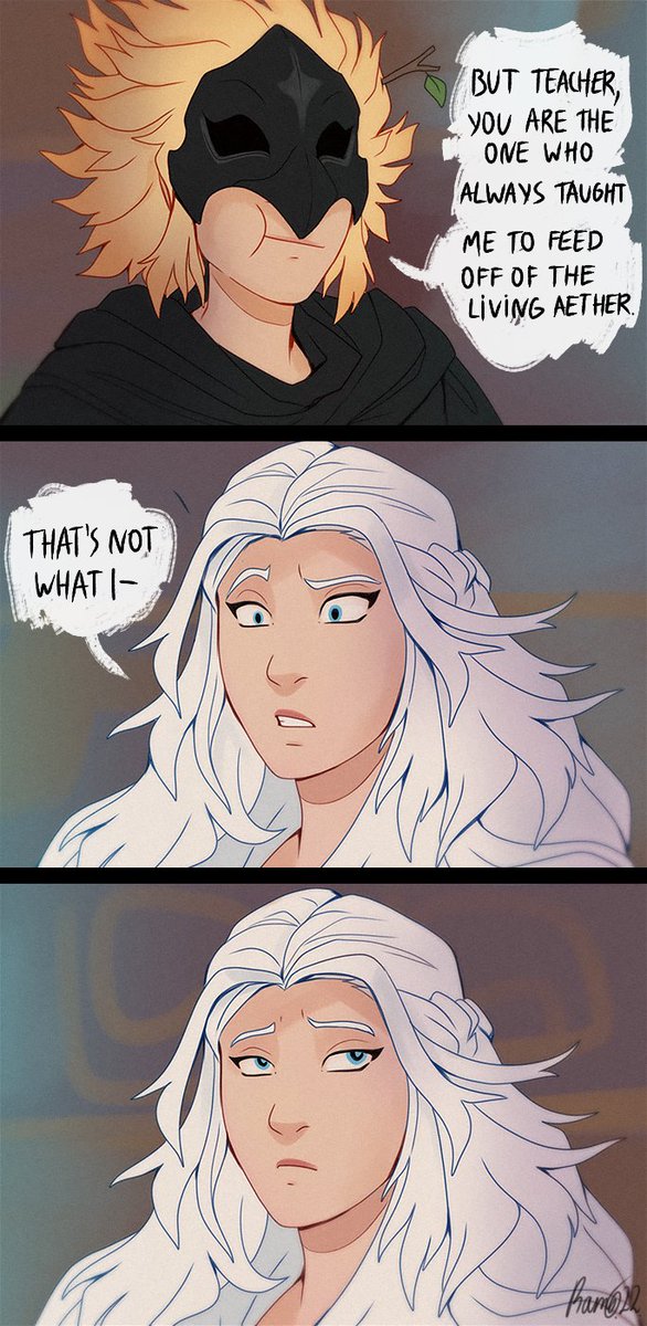 please stop
( one of those rare times when Venat probably wondered if she made the right choice in picking her successor, feat. Azem!Rayvero ) 