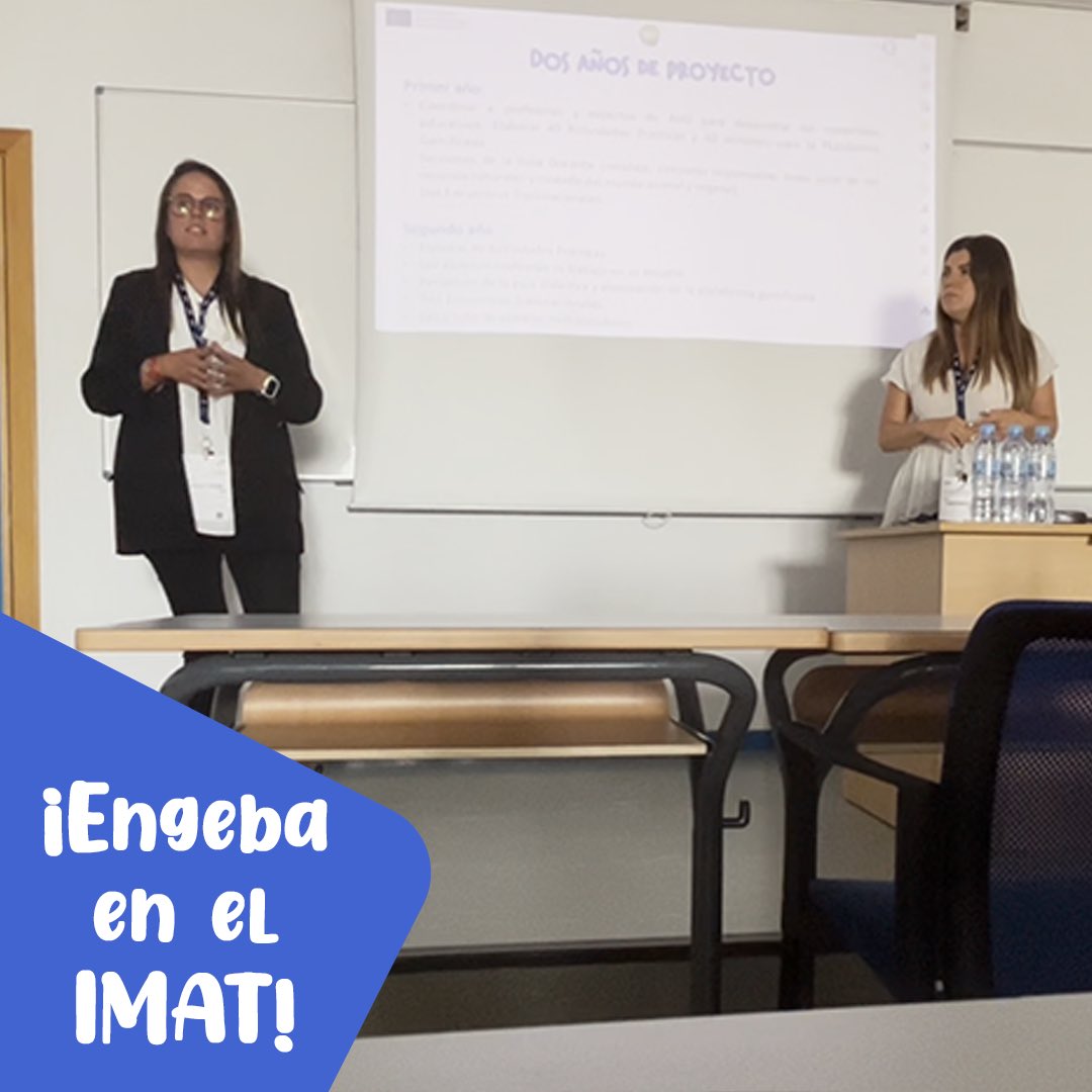ColegioEngeba's tweet photo. Esta mañana hemos presentado nuestro proyecto Erasmus+ @werworld1 en el VIII Congreso de Innovación Aplicada @ESICimat 2022, celebrado en la ESIC. Ha sido una gran experiencia poder compartir nuestro trabajo. Sin duda, ¡repetiremos!

@sepiegob @feceval_cece https://t.co/IftbuIAMuq