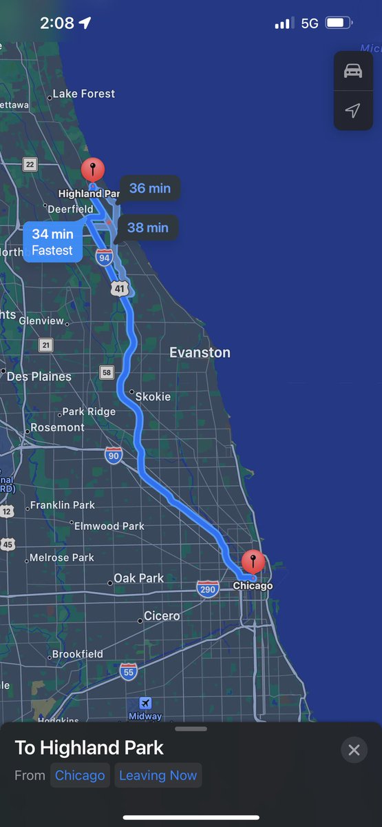 peej1823's tweet photo. To you idiots tweeting, “Just another day in Chicago.” Learn to read a damn map.

If this can happen in Highland Park, it can happen anywhere in this country.

Gun reform. NOW. https://t.co/mlj3wYB5Wg