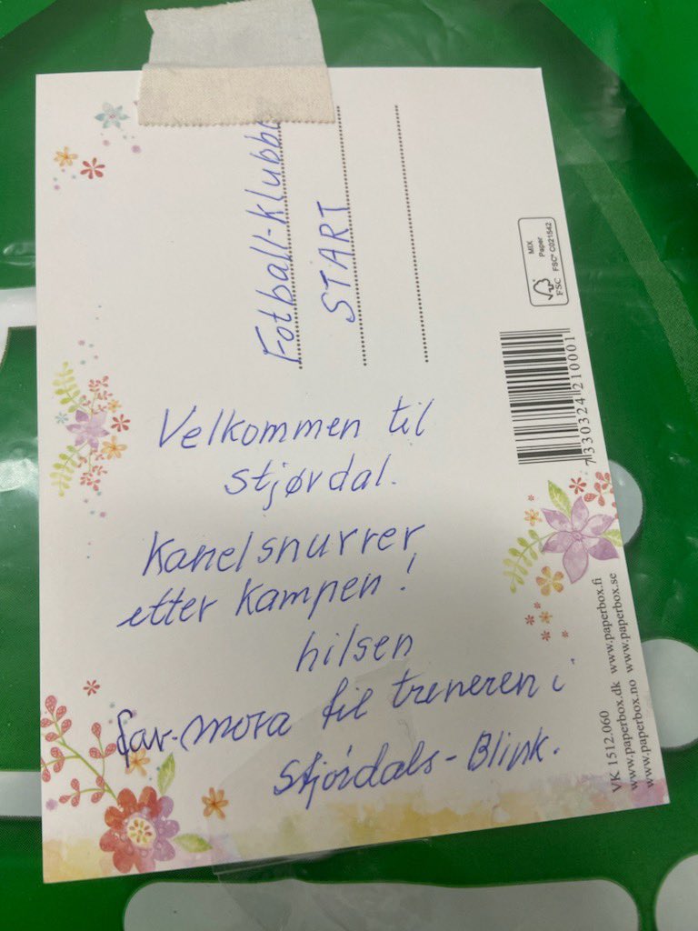 Nydelig oppvartning (se bilde) av <a href="/Blinkfotball/">Blinkfotball</a>, deilig med seier igjen og ikke minst å holde nullen. Nå mobiliserer vi inn mot Brann på torsdag. Håper å se dere alle mann! <a href="/ikstart/">IK Start</a> <a href="/londsia/">Londsia</a>