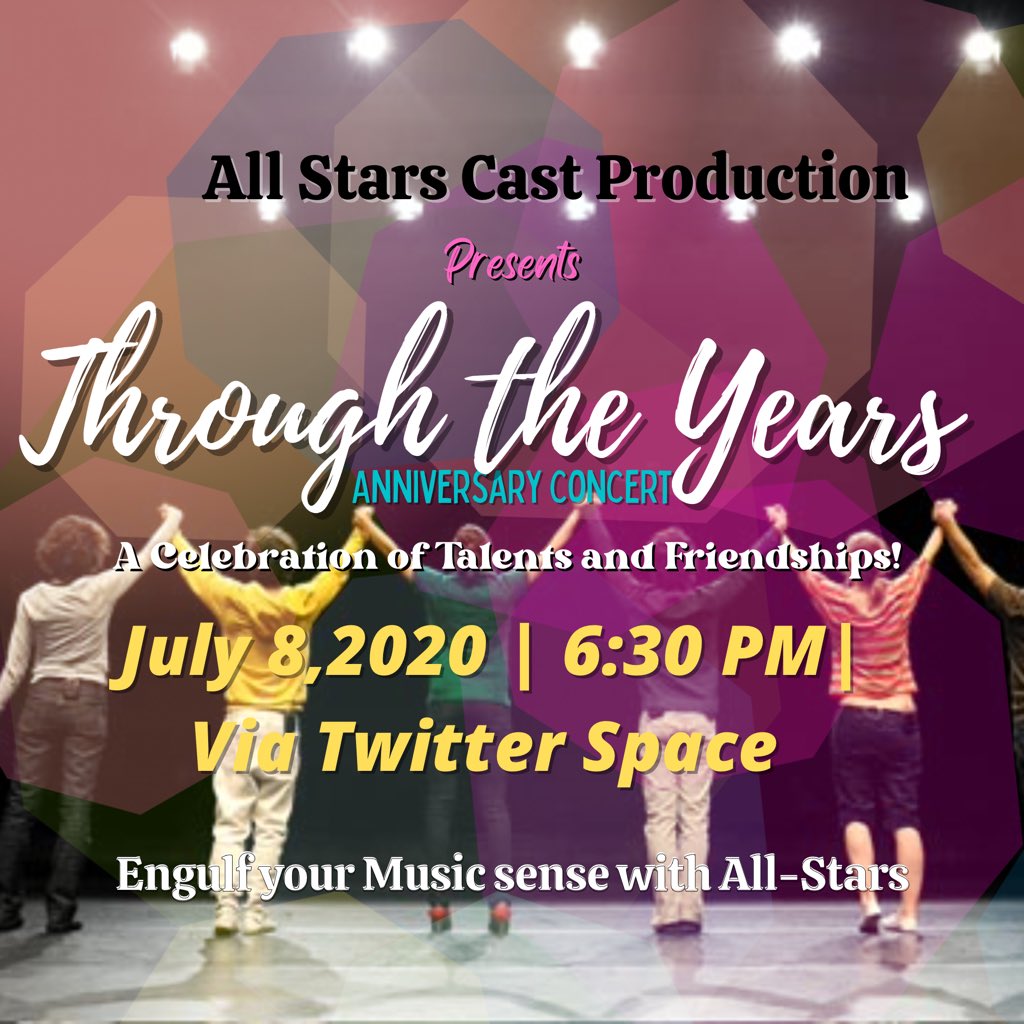 AllStarsCast_'s tweet photo. ERRATUM:
Our Through the Years Anniversary Concert is this Friday! 
JULY 8,2022 | 6:30 PM

We Apologize for the lapses and Please be guided accordingly.💖

#AllStarsCast 
#ASCAnniv https://t.co/5gQCw6H1ve