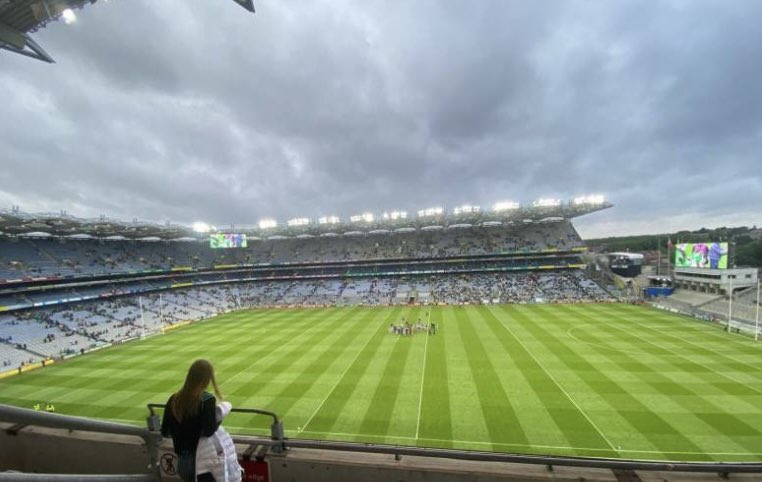 Paddy10Henry's tweet photo. For sale - 3 tickets for Derry vs Galway. 2 adults and 1 child. Upper Cusack, Section 705, Row A. https://t.co/iUub7rjsSM