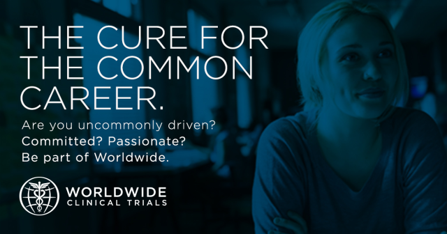 staciea2011's tweet photo. Be part of our success, be part of @WorldwideTrials #UncommonTeam! Join us as a #ClinicalTrialManager for #CNS, in the US! Please reach out to Karen Clagett for more details! https://t.co/slzg9axzBj https://t.co/66EM8OqXJe