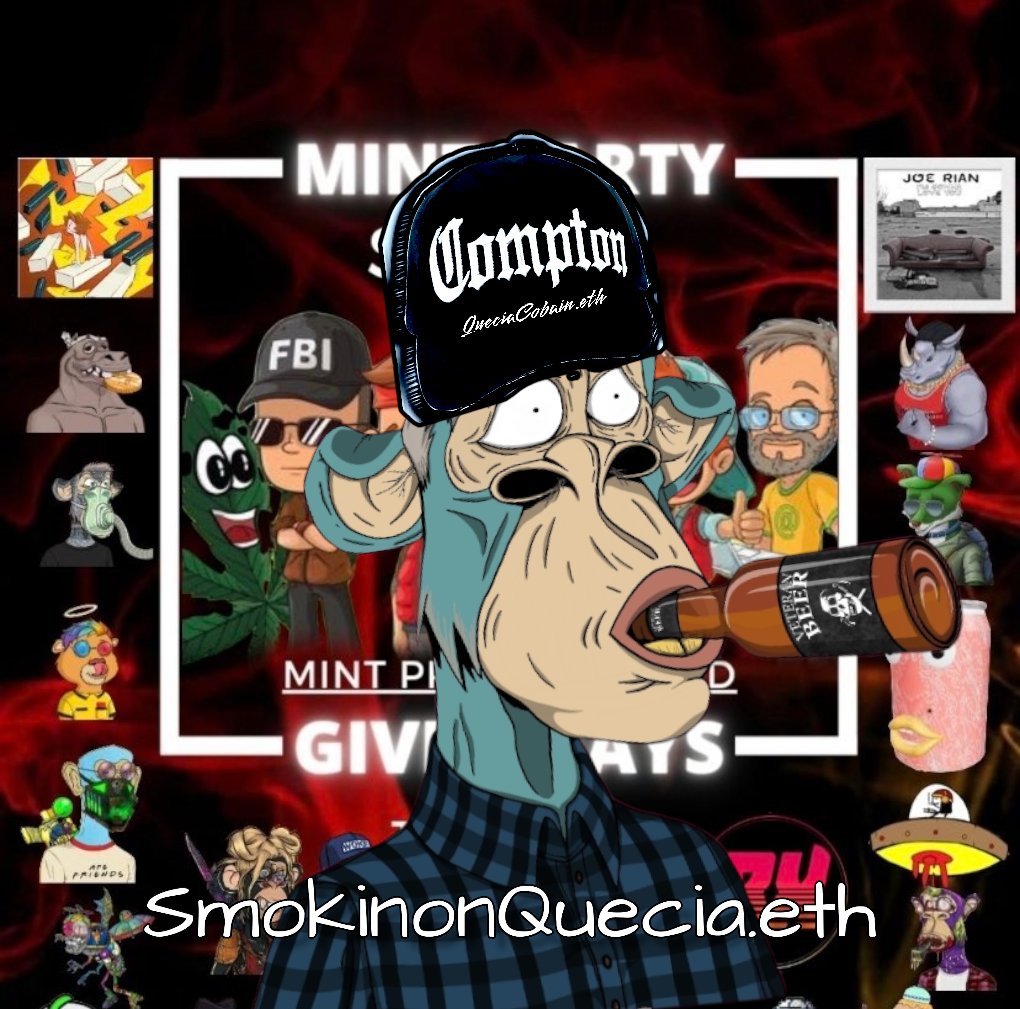 33_3FM's tweet image. LQQK what I won at a Mint Party for @chadandbradnft get your reduced mint .03 ETH. 
Had to add my #queciacobaineth touch
Claim a full family for the same USD value as the Jan Mint at .05
Big Things on the horizon, dont miss out #Web3Weed #WeeDeGenETH 
@TruthTheSource @BodyBakery