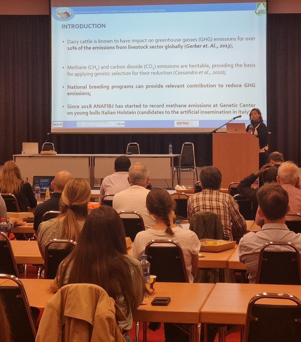 Raffaella Finocchiaro gives an insight into the new national scheme in Italy using laser technology to measure methane in Holsteins #WCGALP2022 #ASGGN