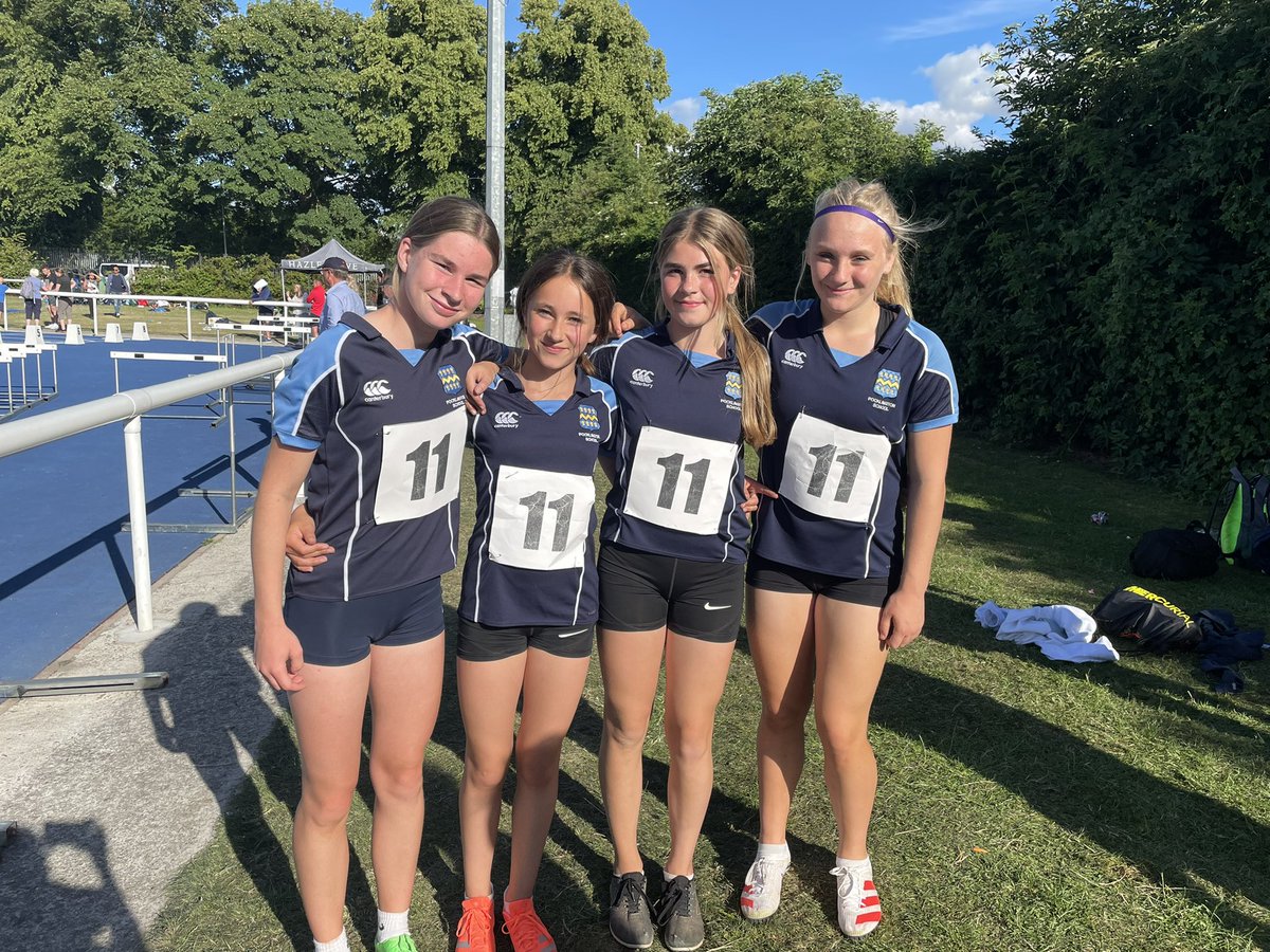 Our amazing U14 replay team who smashed their team PB to finish 4th overall at the national finals, amazing work girls! 👏🏼 #backingblue #teamwork