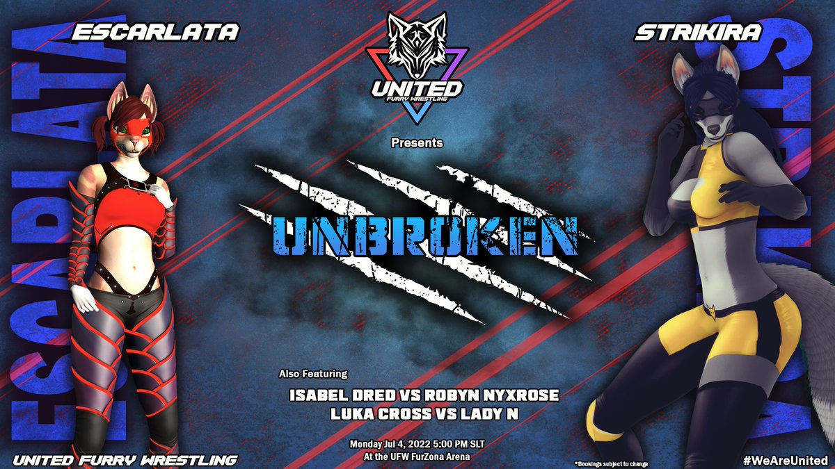 United Furry Wrestling tweet media
