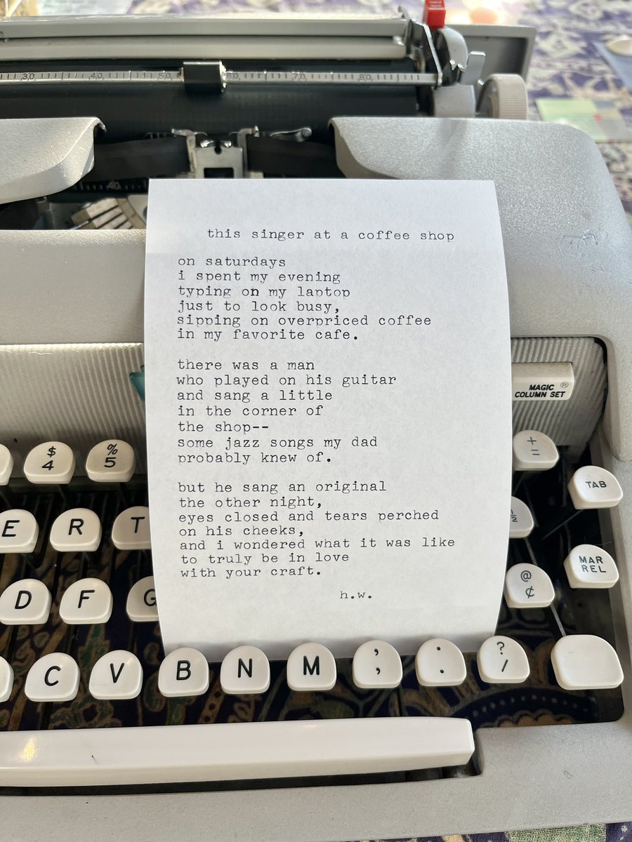 this singer at a coffee shop