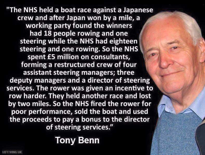 IRONONTHEUP's tweet photo. @timricketts_ Its a different version of the Benn NHS analogy...!!!! https://t.co/zzFOSGfpKf