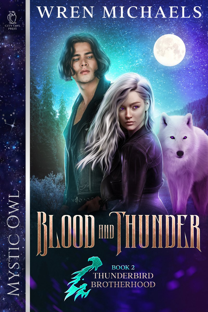 AuthorWren's tweet photo. It's cover reveal day!! Book 2 in my Thunderbird Brotherhood series is coming this October!

With a prophecy of death hanging over him, Tag discovers what it means to truly live and love.

#Coverreveal #Comingsoon
#PNR #shifters #witches #amreadingromance #amreading #BookTwitter https://t.co/rCENawG8Fz