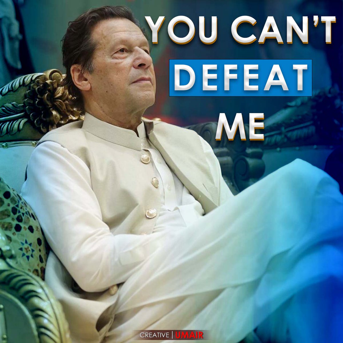 MuhamdUmair's tweet photo. You Can't DEFEAT him.

#عزم_عالیشان_عمران_خان
#سوال_تو_پوچھیں_گے
#نالائق_حکمران_عوام_پریشان
#امپورٹڈ_حکومت_نامنظور
#WeStandWithImranRiazKhan https://t.co/sBUpgQdQyt