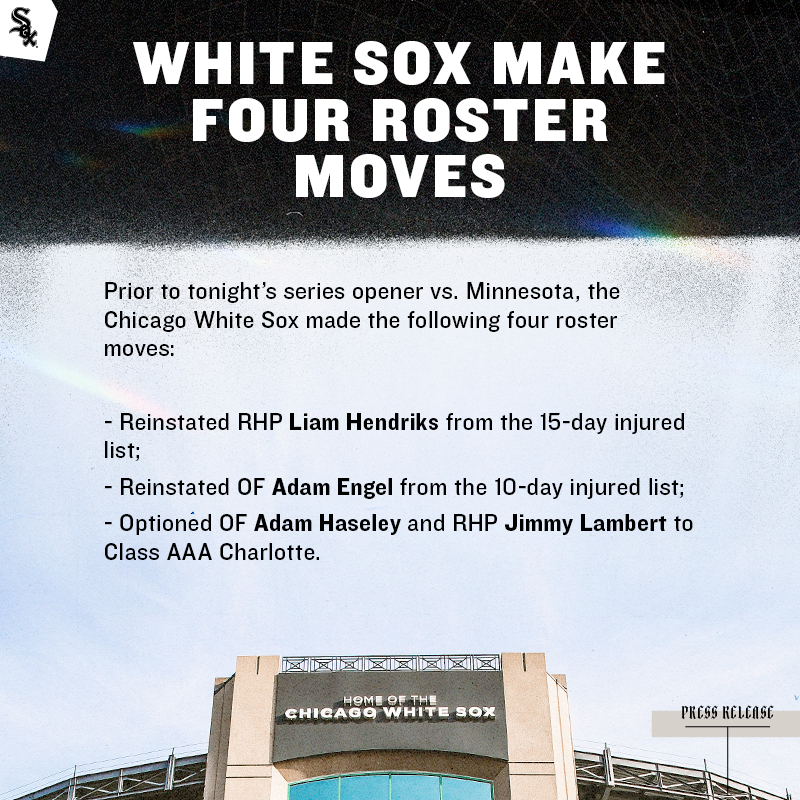 #WhiteSox make four roster moves: