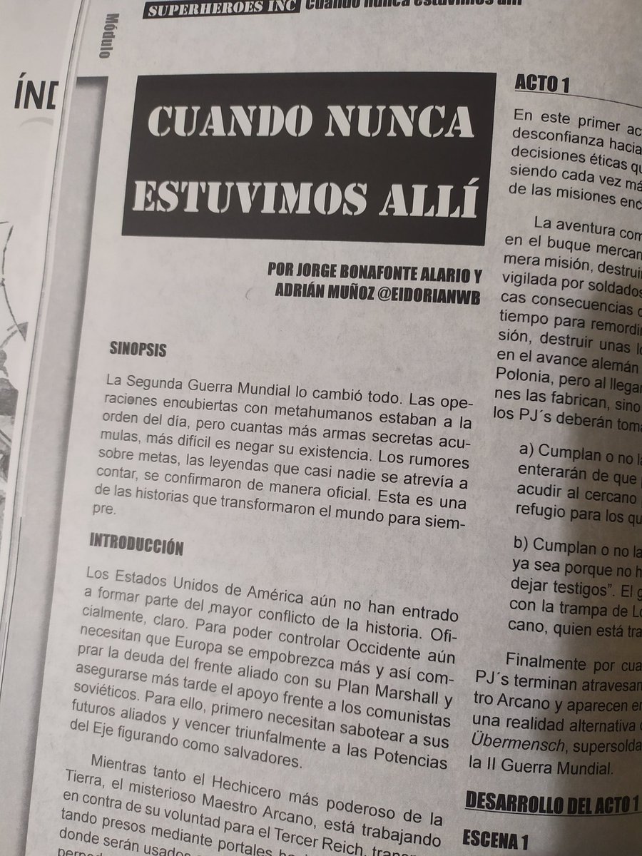 Eidorian_WB's tweet photo. Se dice que no se es profesional hasta que no se cobra por algo. 

Entonces... ¿No se es autor hasta que no se publica algo con tu nombre? 

No os imagináis lo que significa esto para Jorge Bonafonte @50ene7 y para mí 😁

"Cuando nunca estuvimos allí" 

@rol_edi @LaMazmorra_Rol https://t.co/PWExoT5dh7