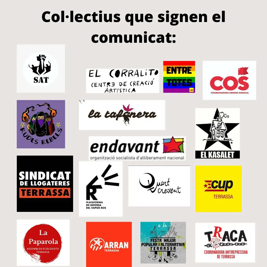 CFPtrs's tweet photo. COMUNICAT PER DENUNCIAR L'ACTUACIÓ DE LA POLICIA MUNICIAL D'AHIR

@ajterrassa @jordi_ballart https://t.co/Ed0FFC2OCY