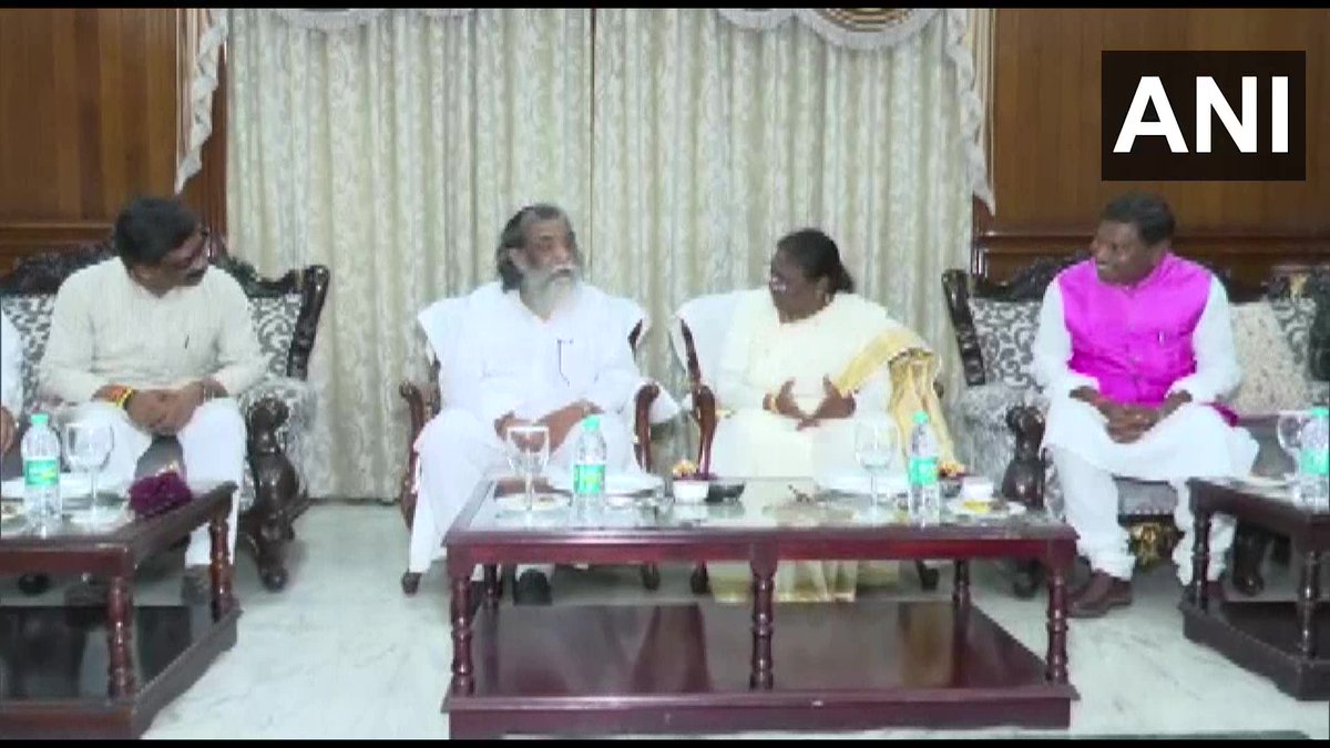 NDA's candidate for Presidential election Droupadi Murmu met Jharkhand CM Hemant... - Kannada News