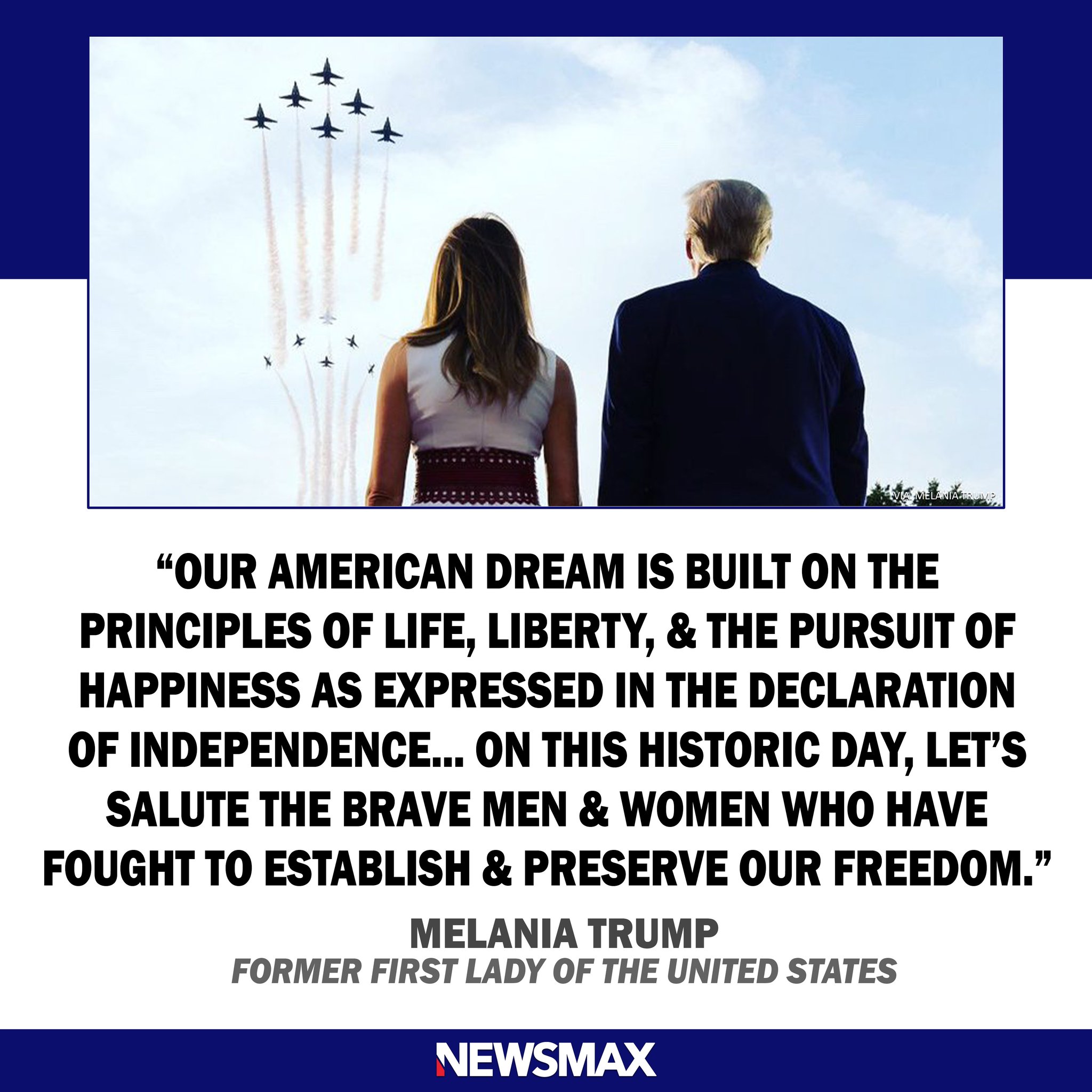 Newsmax On Twitter Former First Lady Melania Trump Salutes the Brave newsmax-on-twitter-former-first-lady-melania-trump-salutes-the-brave