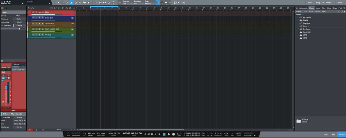 keepitz3n's tweet image. What does your starting template look like? Should I share mine? #studione #studioone5 
#productiontemplates