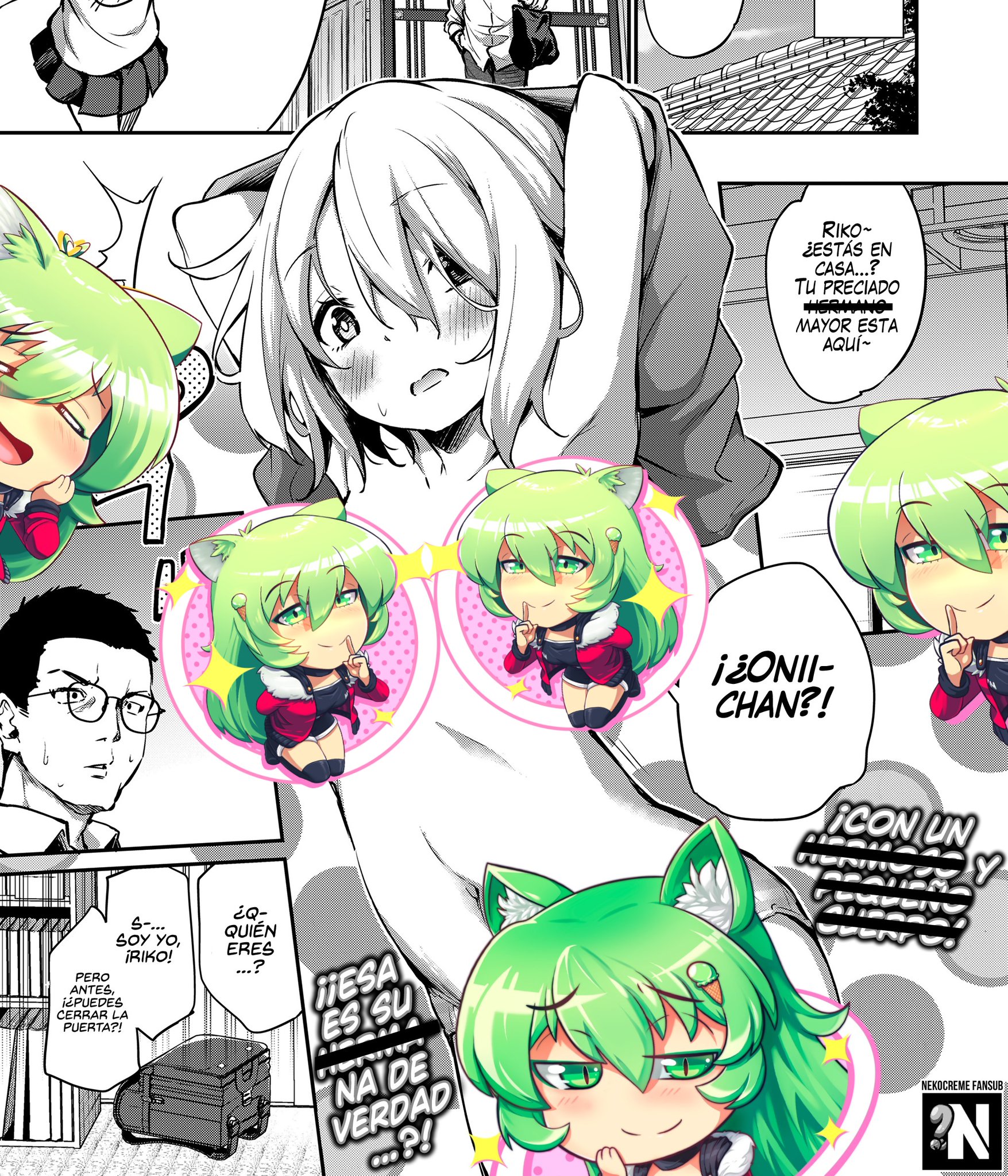 NekoCrème Fansub 🔞 on X: ¡Buenas Nekos! ¡Empezamos con un incestuoso en  dónde un prota tras volver a casa después de 1 año descubrira que su  hermanita ha crecido mucho, sin embargo