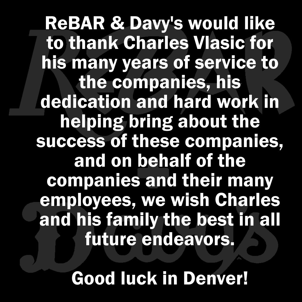 Good luck to Charlie &amp; fam in Denver!!

#rebarlv #getdrunkandbuyshit #davyslv #dtlv #dtlvartsdistrict #mainstreet #lasvegasmainstreet #lasvegas #lasvegaslocals #localmusic #livemusic #mysterybeer