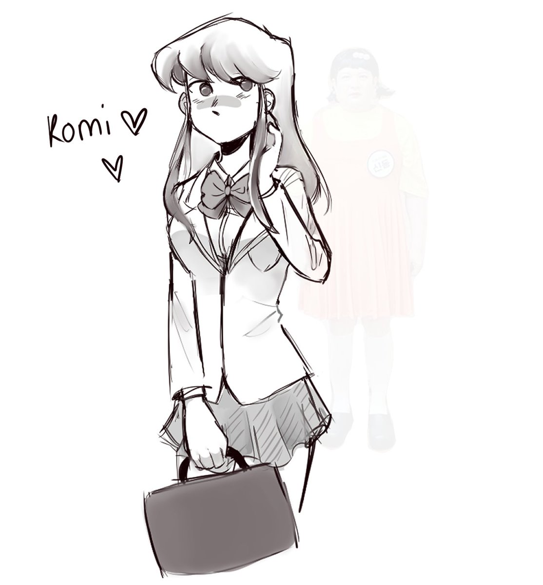 liashellhole's tweet photo. komi !!! ♥️ @yousmelllikeonc https://t.co/YezWq6mKbi