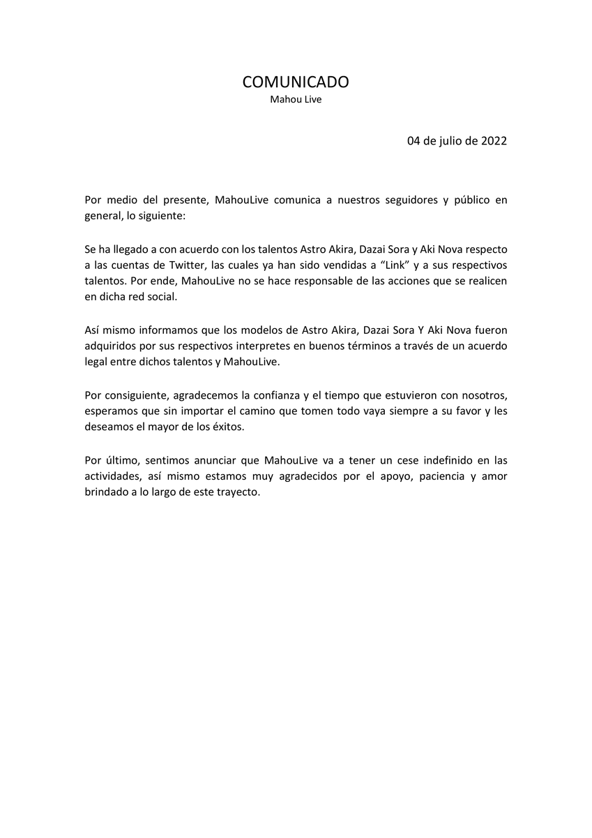 MahouLive tweet media