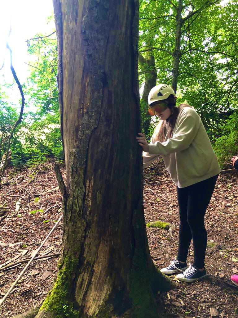 NHSLearnOutside's tweet photo. Francis group had a wonderful & hilarious time navigating the night line through the woods. What a great way to finish the first day! #learningtotrust #goingwithoutsight #outwardbound #nhsgooutdoors @OutwardBoundUK @NorthamptonHigh https://t.co/4E1R13c7yT