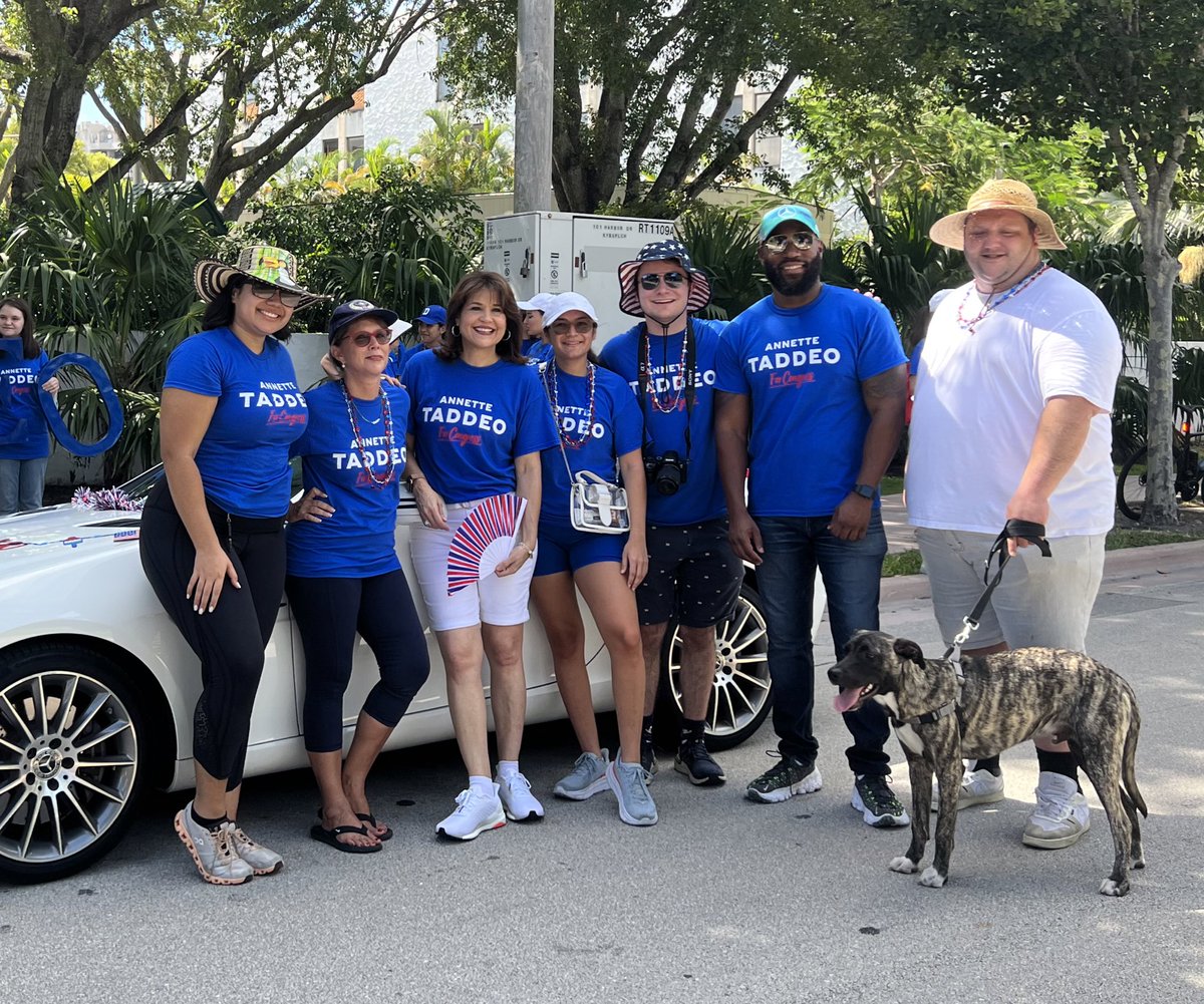 Dogs4FL27's tweet photo. @Annette_Taddeo 🐾 Making our appearance 

#Dogs4Annette #Dogs4FL27 https://t.co/o2zyDh8mFB