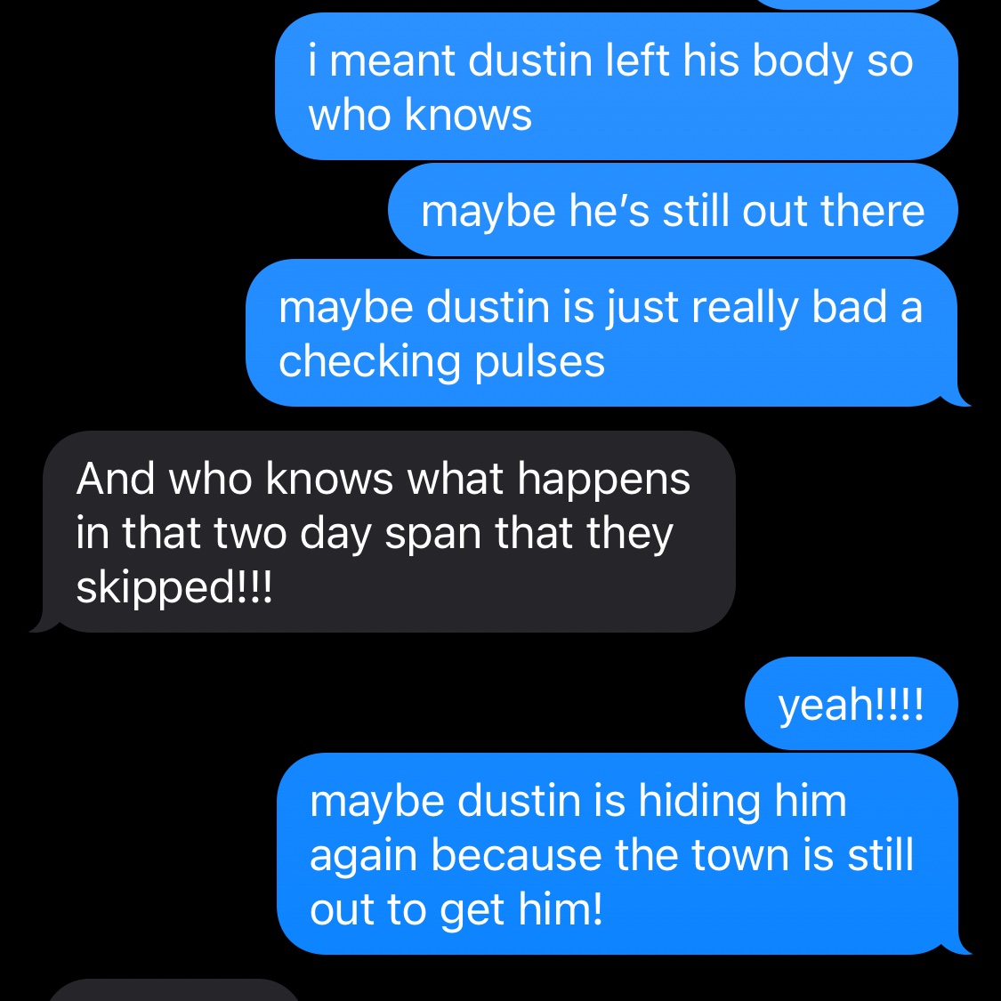 isa_suus's tweet photo. stranger things s4 spoilers
-
-
-
-
-
-
we’re in the denial stage of grief🤡 https://t.co/Xvm6umT2GR