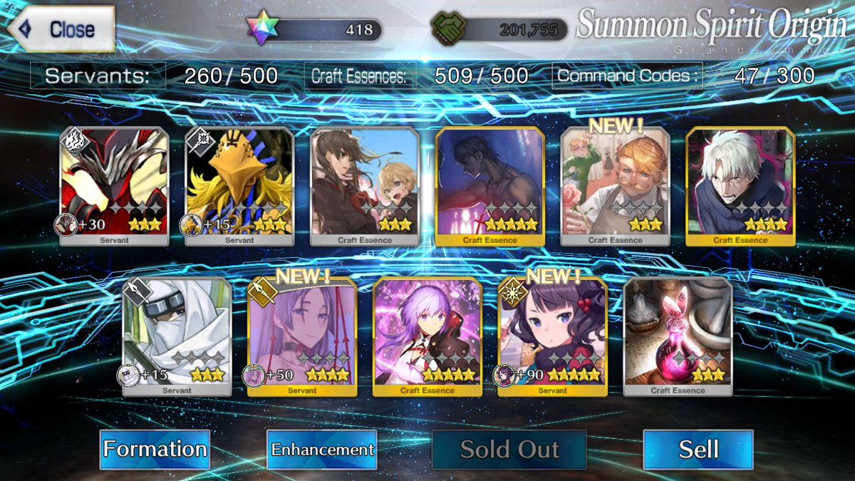 Nathbd2's tweet photo. @FateGO_USA Got all servants i wanted whit a moon cancer as a spook https://t.co/1KwXlsnLBD