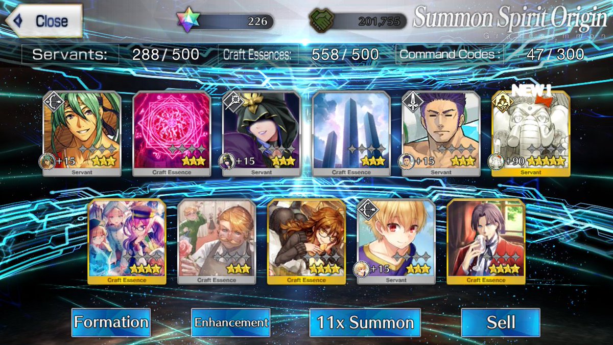Nathbd2's tweet photo. @FateGO_USA Got all servants i wanted whit a moon cancer as a spook https://t.co/1KwXlsnLBD