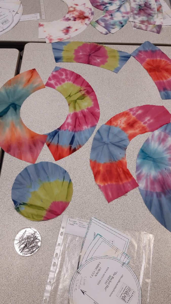 ArtRastrick's tweet photo. Chloe, Layla Rose, Junior, Zander, Toby, Kaiya, Naiya, Matilda, Aditi at the Bucket Hat Textile Club 😊 @RastrickHigh #ks3textiles https://t.co/8G3FCLZtj7