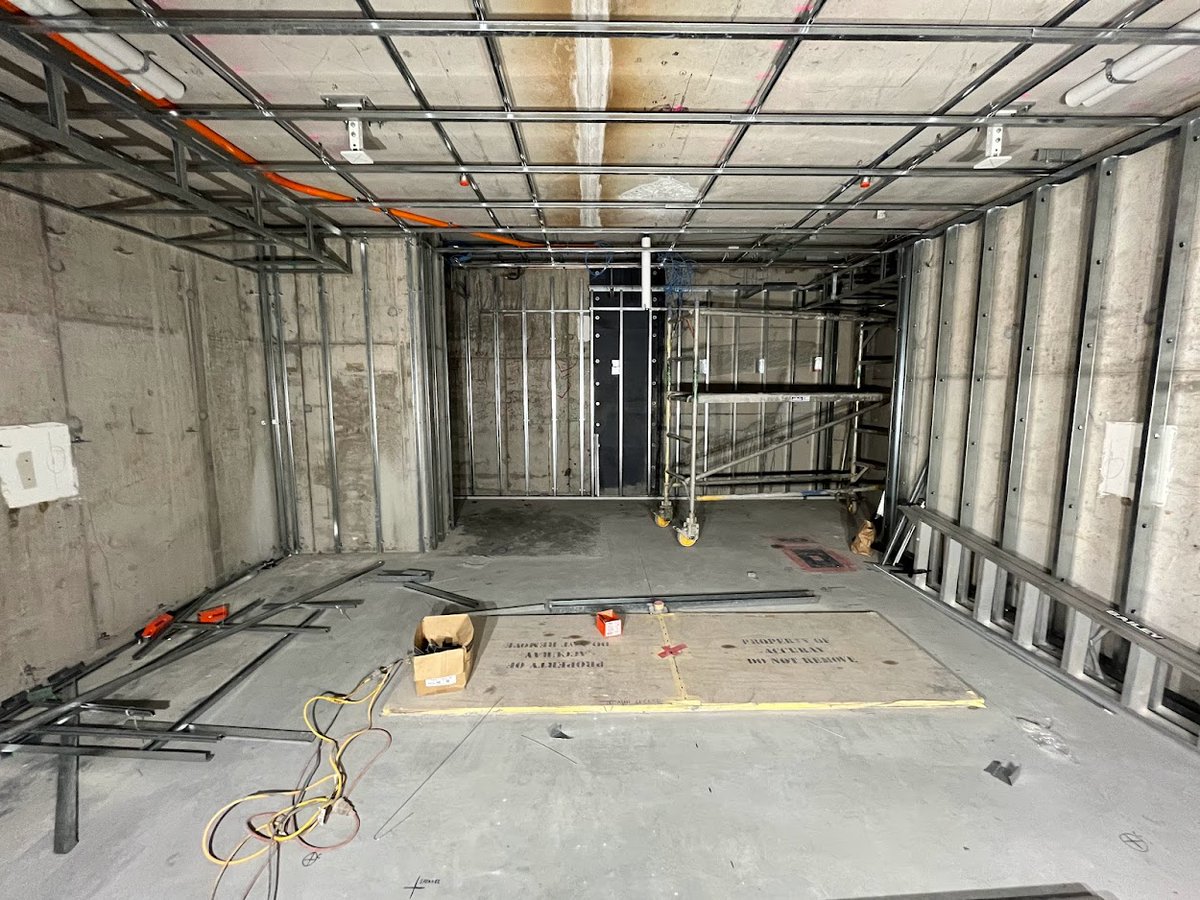 Ian_M_Hanson's tweet photo. At ARO we are renovating one of our bunkers to house our new @Accuray Cyberknife S7.

It is a great opportunity for our amazing staff to leave a message for future generations! https://t.co/If7uzDFlXO