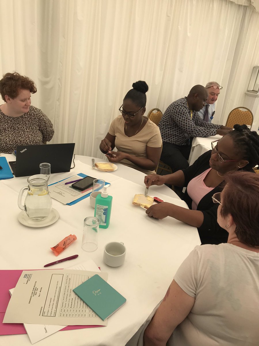 EastKentPNAs's tweet photo. #Communication was a hot topic today for our #enhancedcarechampions - it goes both ways. Our activity ended in many laughs, a lot of mess, and better #awareness. Try: instruct someone in sandwich making, they follow literally. @tamarabromley0 @EKHUFT @EKHUFT_SLT @FTSU_EKHUFT https://t.co/fsNMlC6AMS