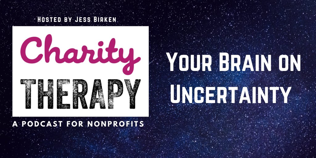 JessBirken's tweet photo. "It takes disruptions for us to change."

When things feel scary and uncertain, we have an opportunity to grow. Check out my #CharityTherapy ep with @shefalivm to learn how to calm our brains and make lasting change.

Listen in at https://t.co/oIaXnALtWY https://t.co/QlSRN3F6d1