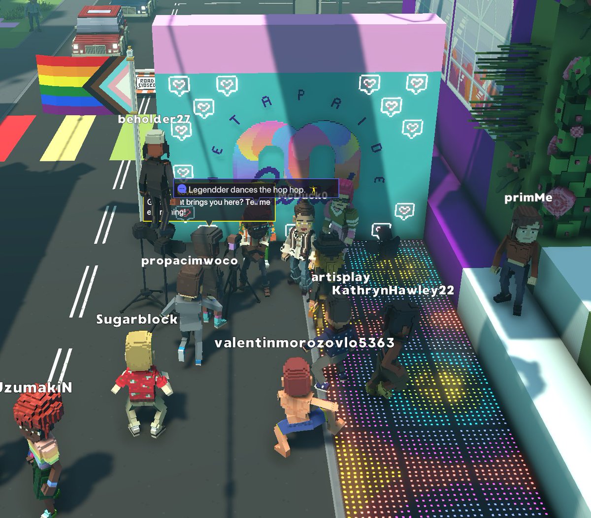 ForMagice's tweet photo. @TheSandboxGame @METAPRIDELAND I just participated in the #BelongingWeek contest for a chance to win a Progress Flag NFT! Check out my screenshot below!
👇 https://t.co/VxEAKw4nq7