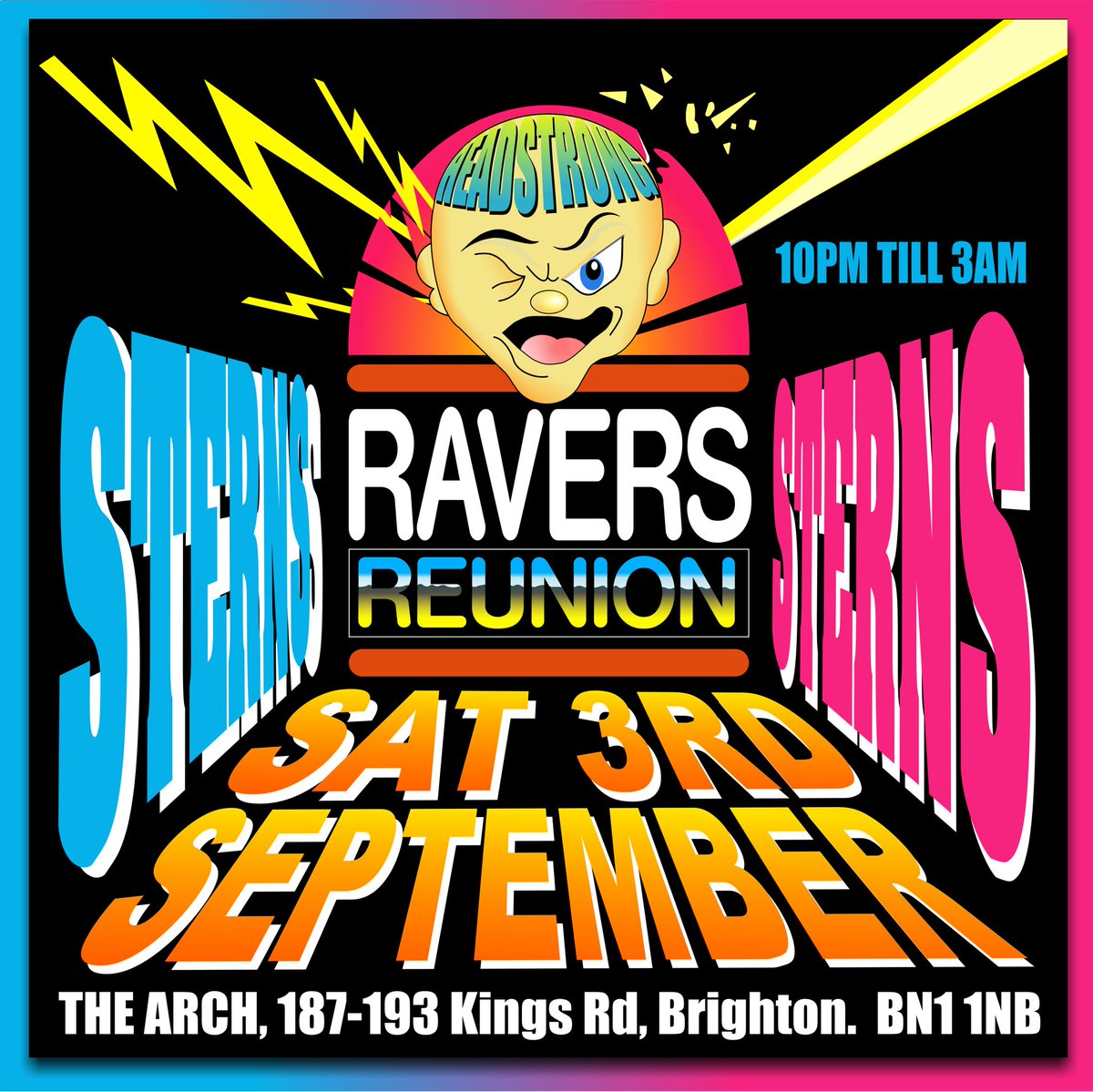 SternsReunion's tweet photo. SAVE THE DATE!!

Line up &amp; more info to follow...

Super Early Bird tickets on sale for just £10 +b/f - https://t.co/srochqLUf2

See ya on the dance floor! 💃🕺😆

#sterns #sternsraversreunion #interdance #oldskool #rave #raver #raving #house #housemusic  #brighton https://t.co/M0oHqF4ETp
