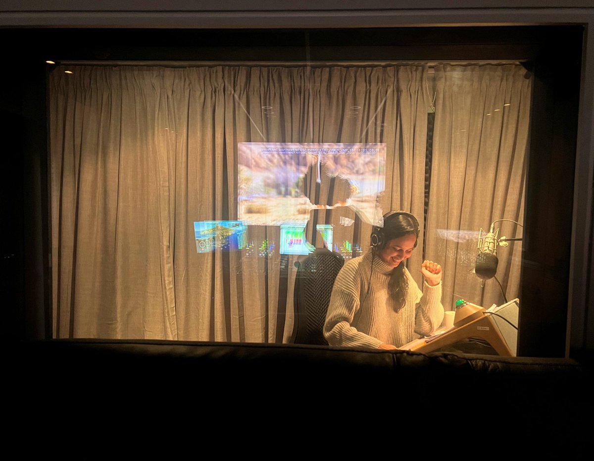A morning of voice-overs in Bristol at <a href="/filmsat59/">Films at 59</a>! So cool to be recording narration in the same space that Sir David Attenborough has narrated some of my favorite wildlife documentaries 🌎