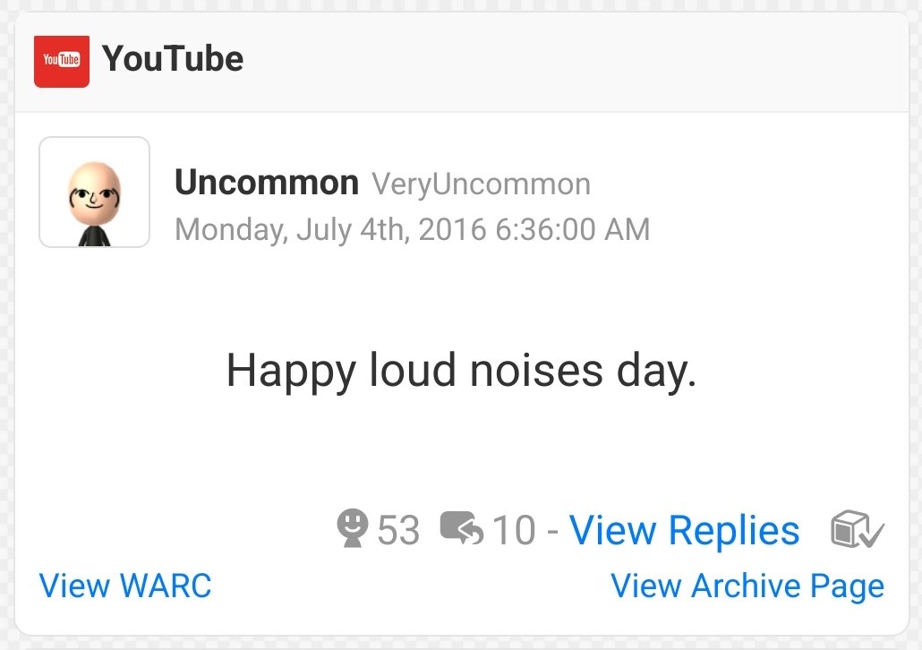VeryUncommon's tweet image. Happy loud noises day.