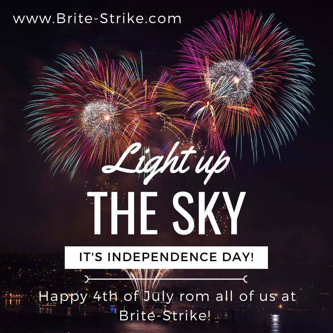 BriteStrike's tweet image. Happy Independence Day! 
#July4th #FourthofJuly #IndependenceDay2022