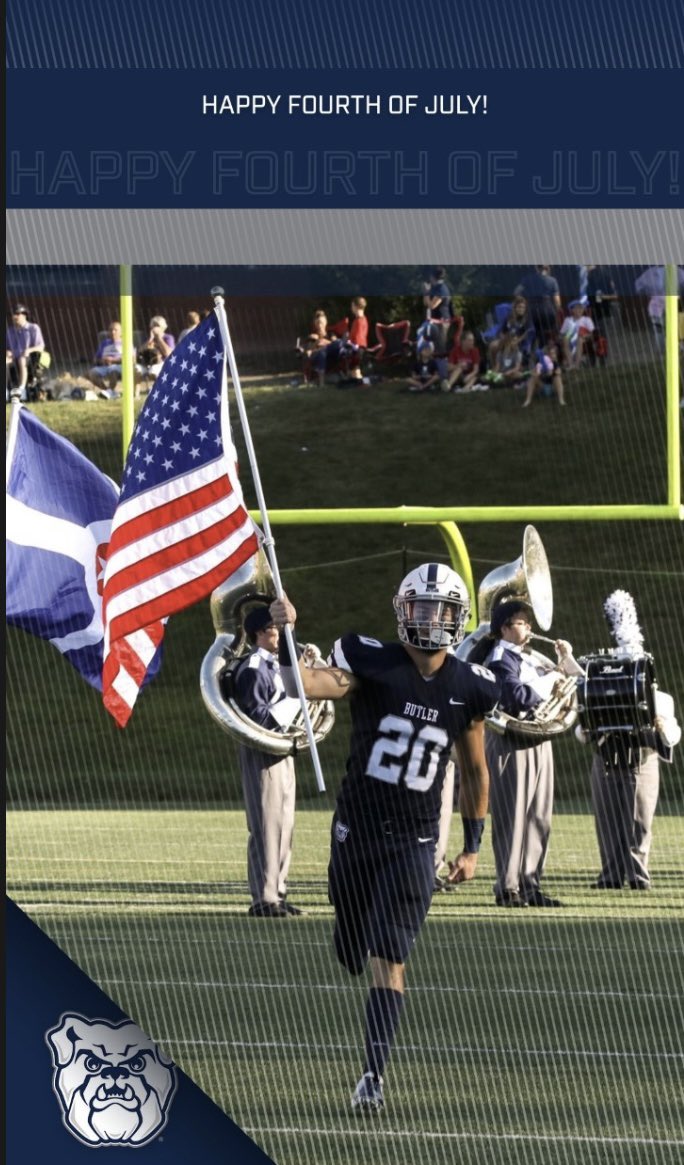 ButlerUFootball's tweet photo. Happy Independence Day! https://t.co/ELw1XQW1Rg
