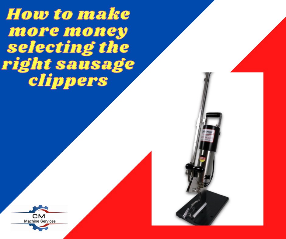 CMMachine's tweet photo. How to make more money selecting the right sausage clippers. 

Enjoy the read via the link below.

https://t.co/GY5ILkQQO3 https://t.co/yvJK7xbzXh