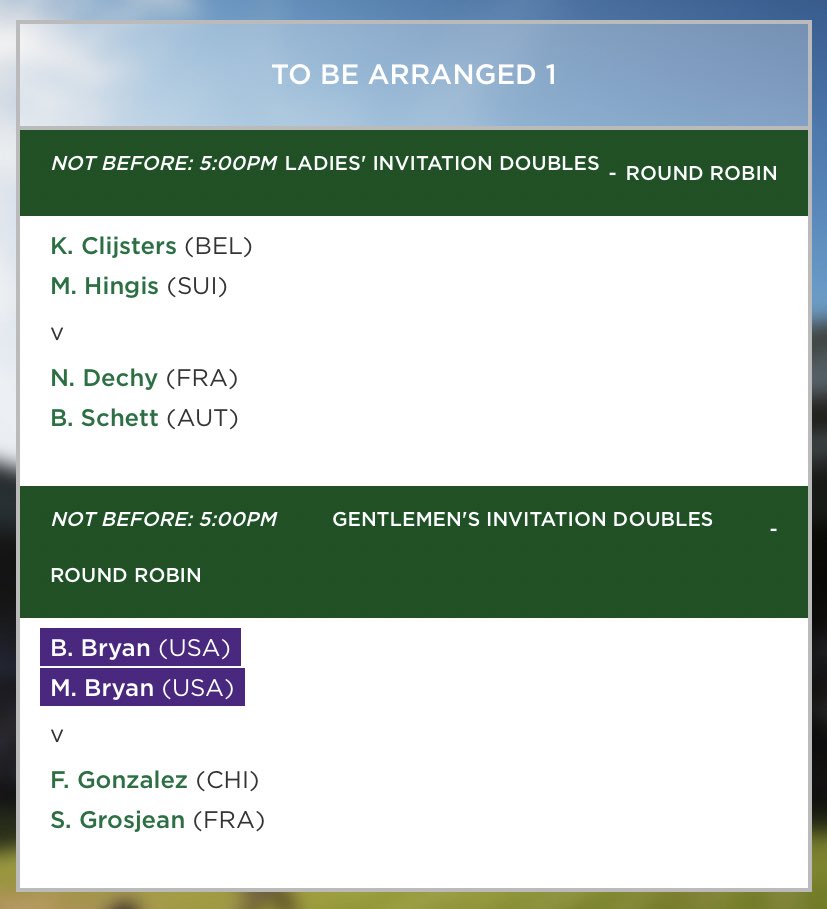 Tomorrow at #Wimbledon 👀