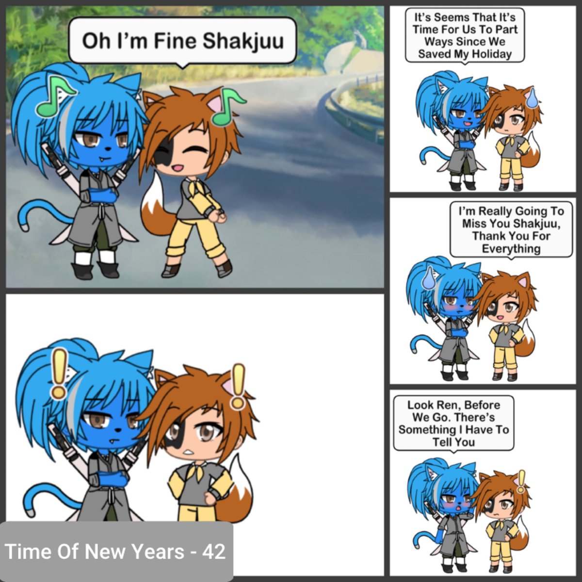 GachaEntertain1's tweet photo. Time Of New Years 42 - Separate Paths
#Gacha34 #GachaEntertainment #GachaLife #Comics #RensComics https://t.co/rUZbUrqpb8