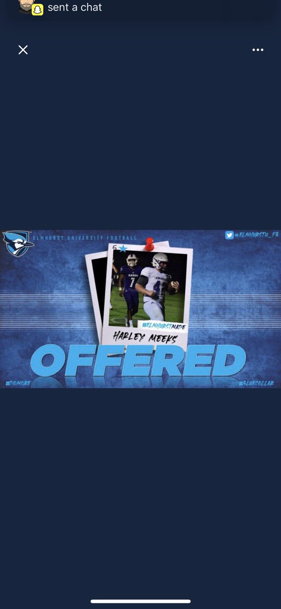 Greatly appreciated to recieve an offer from Elmhurst University!!